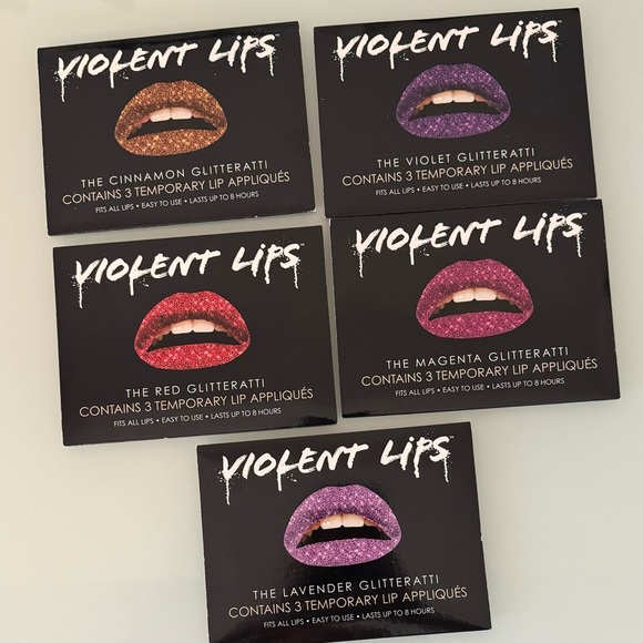 *Violent Lips* Temporary Lip Tattoo Bundle - Picture 1 of 2